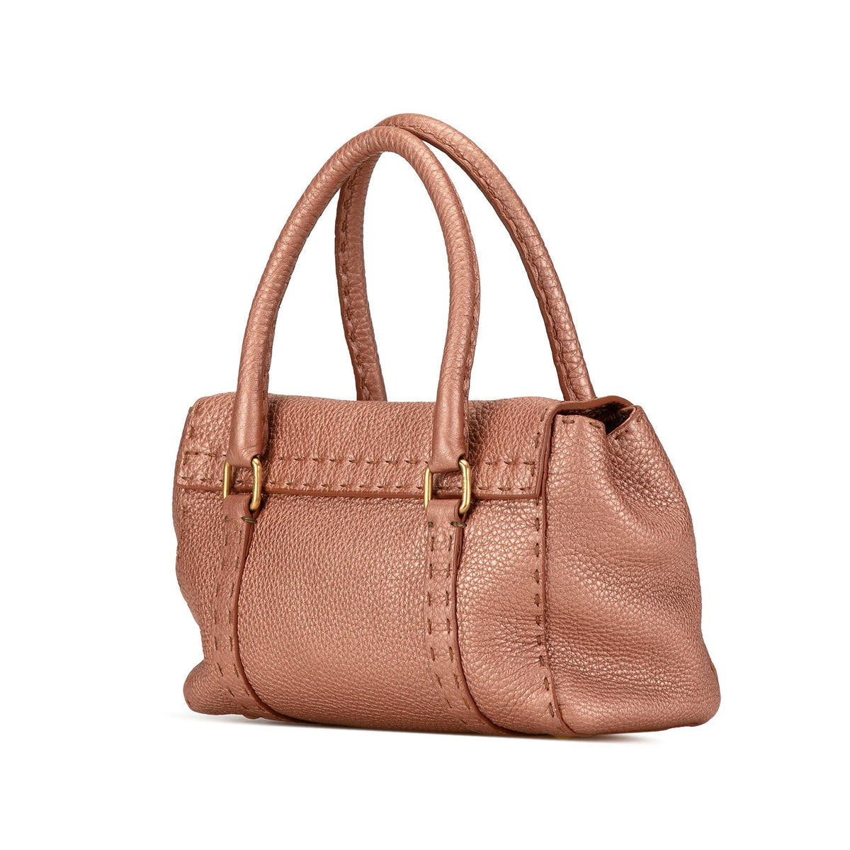 Fendi Mini Leather Selleria Linda (SHG-ermLPN) Rovelle Bags