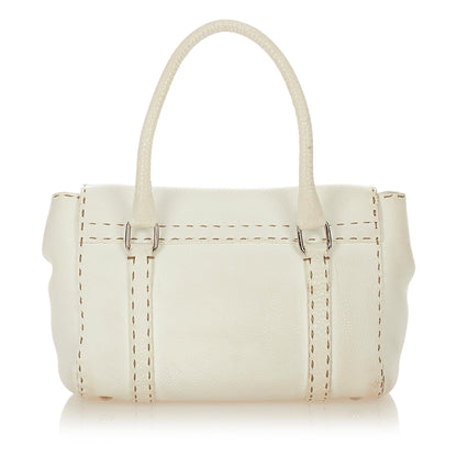 Fendi Mini Selleria Linda Leather Handbag (SHG-26508) Rovelle Bags