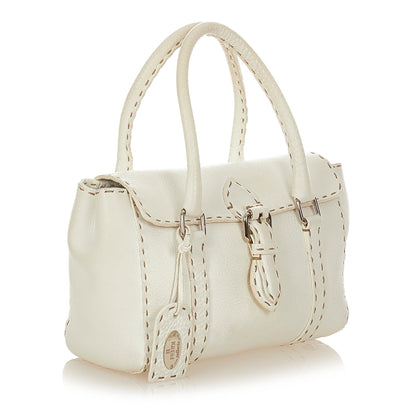 Fendi Mini Selleria Linda Leather Handbag (SHG-26508) Rovelle Bags