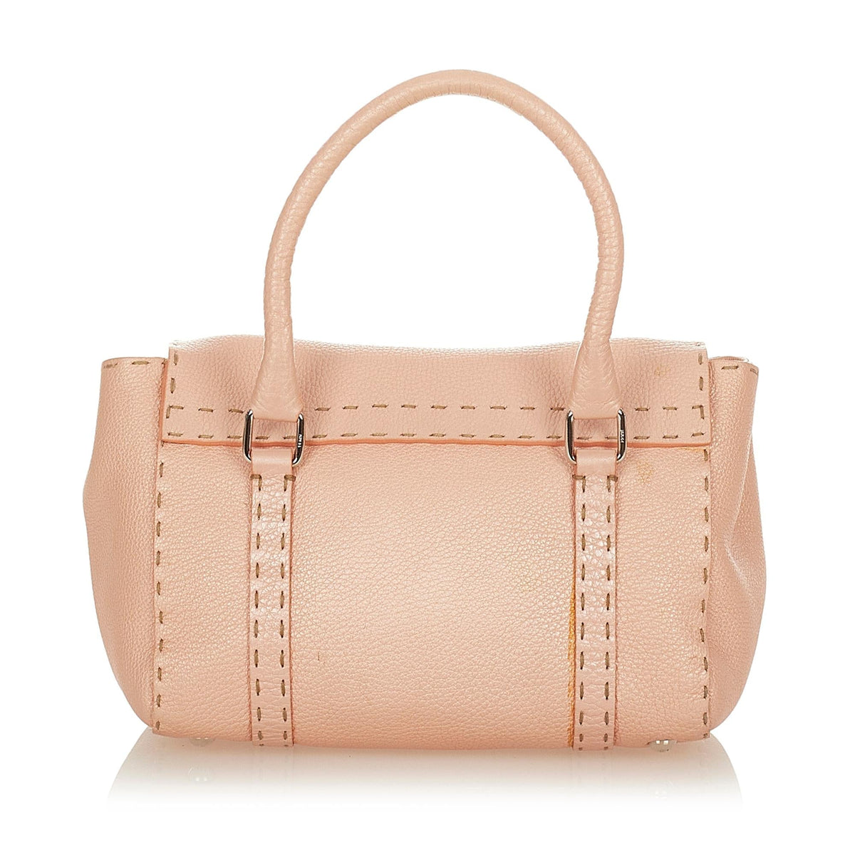 Fendi Mini Selleria Linda Leather Handbag (SHG-26701) Rovelle Bags