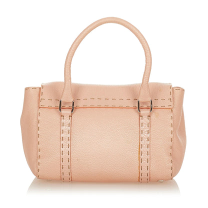 Fendi Mini Selleria Linda Leather Handbag (SHG-26701) Rovelle Bags