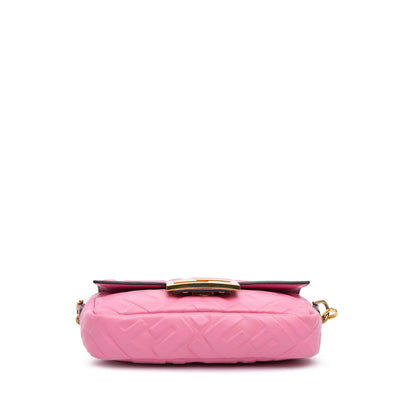 Fendi Mini Zucca Embossed Baguette Satchel (SHG-FbjqkA) Rovelle Bags