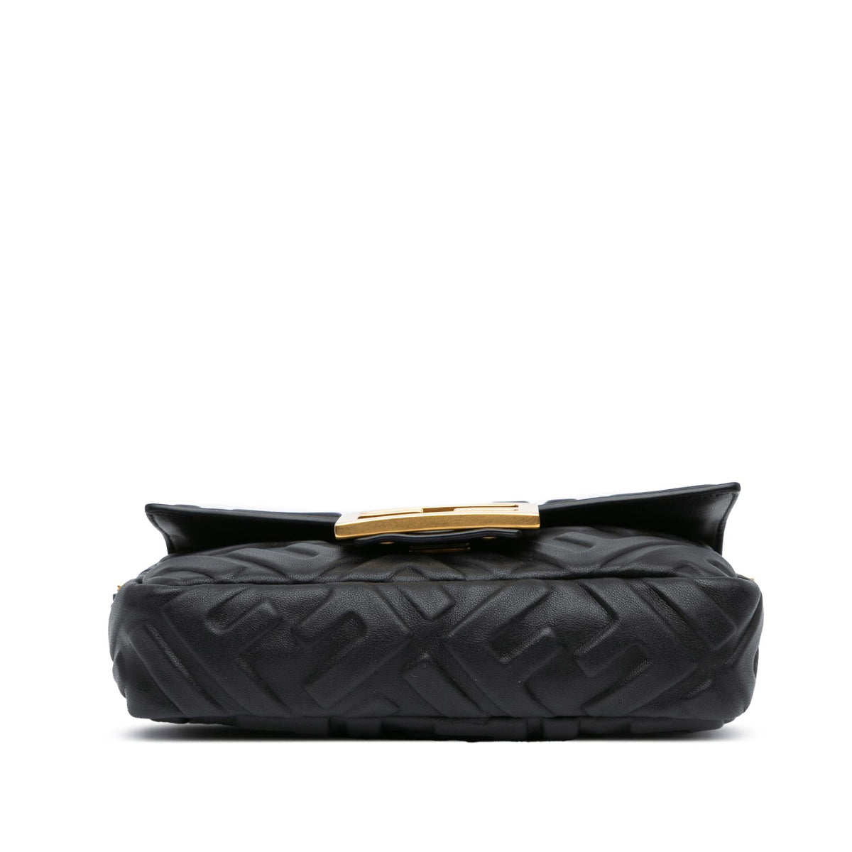 Fendi Mini Zucca Embossed Leather Baguette Satchel (SHG-ALnDVt) Rovelle Bags
