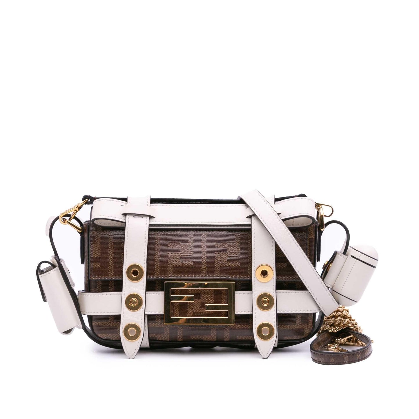 Fendi Baguette Zucca Red Shoulder Bag Style 11 Rovelle Bags