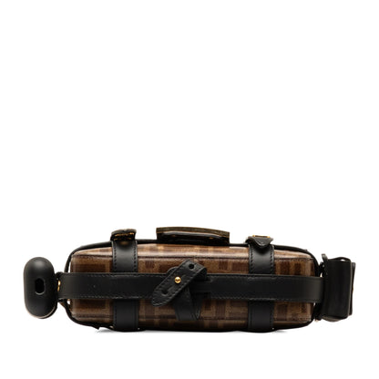 Fendi Mini Zucca Glazed Fabric Cage Baguette (SHG-jAfJja) Rovelle Bags