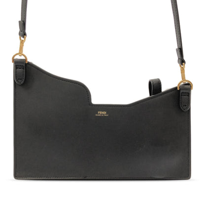 Fendi Mini Zucca and Leather 3 Pocket Crossbody (SHG-up2ClV) Rovelle Bags