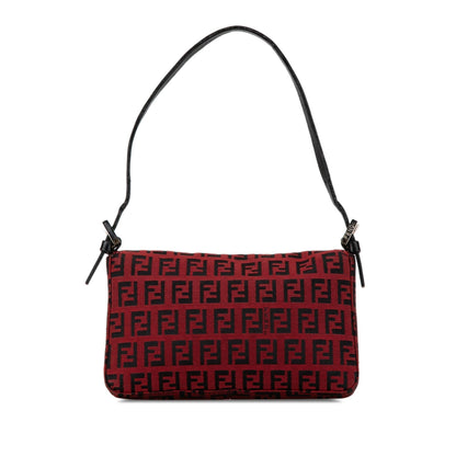 Fendi Mini Zucchino Canvas Baguette Rovelle Bags