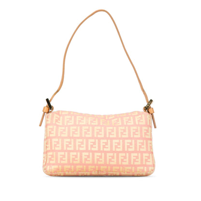 Fendi Mini Zucchino Canvas Baguette Rovelle Bags