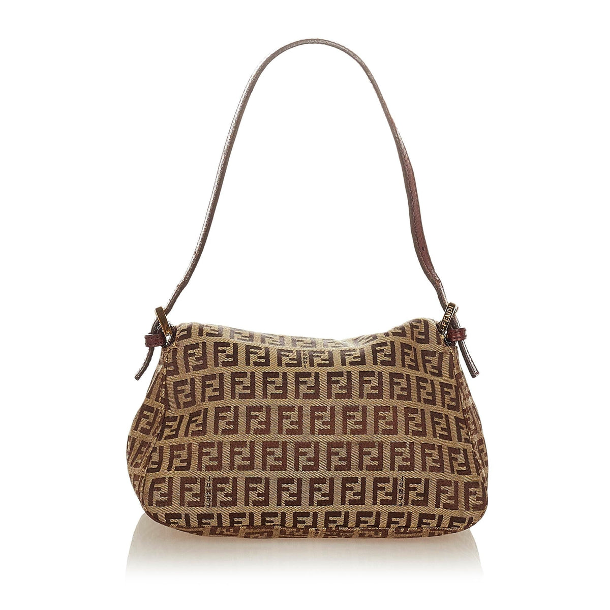 Fendi Mini Zucchino Canvas Mamma Baguette (SHG-26703) Rovelle Bags