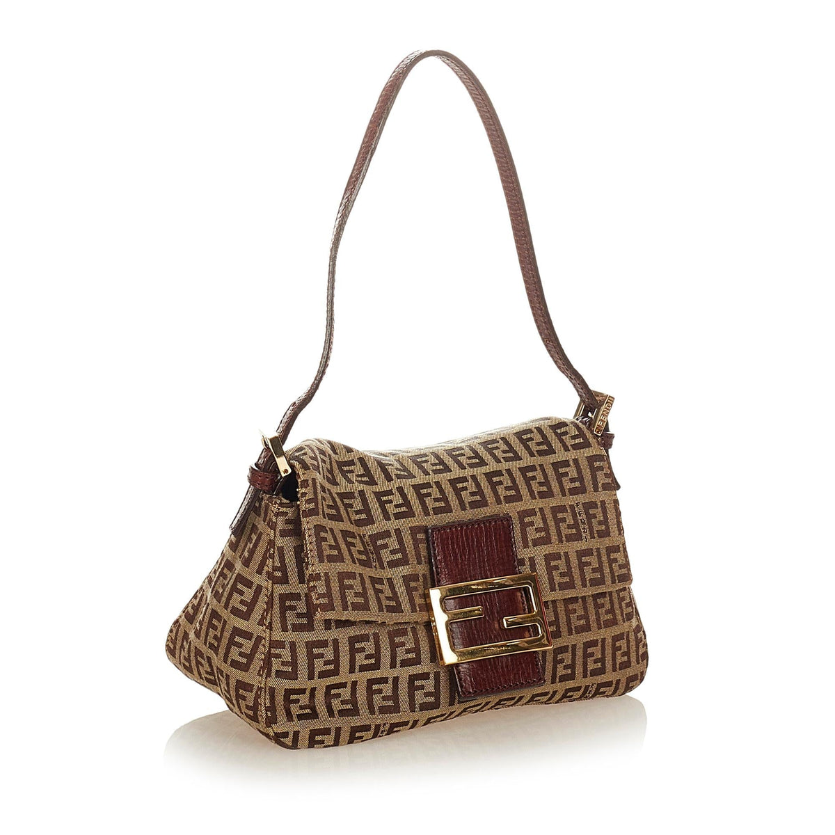 Fendi Mini Zucchino Canvas Mamma Baguette (SHG-26703) Rovelle Bags