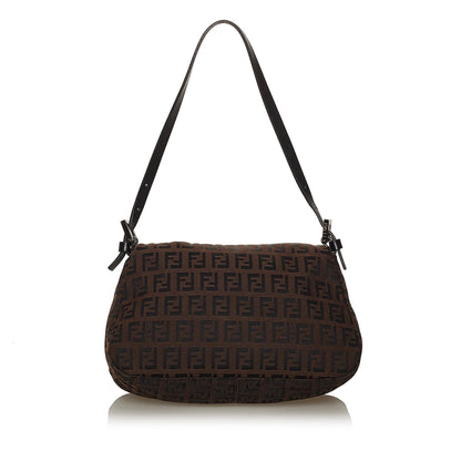 Fendi Mini Zucchino Canvas Mamma Baguette (SHG-28605) Rovelle Bags