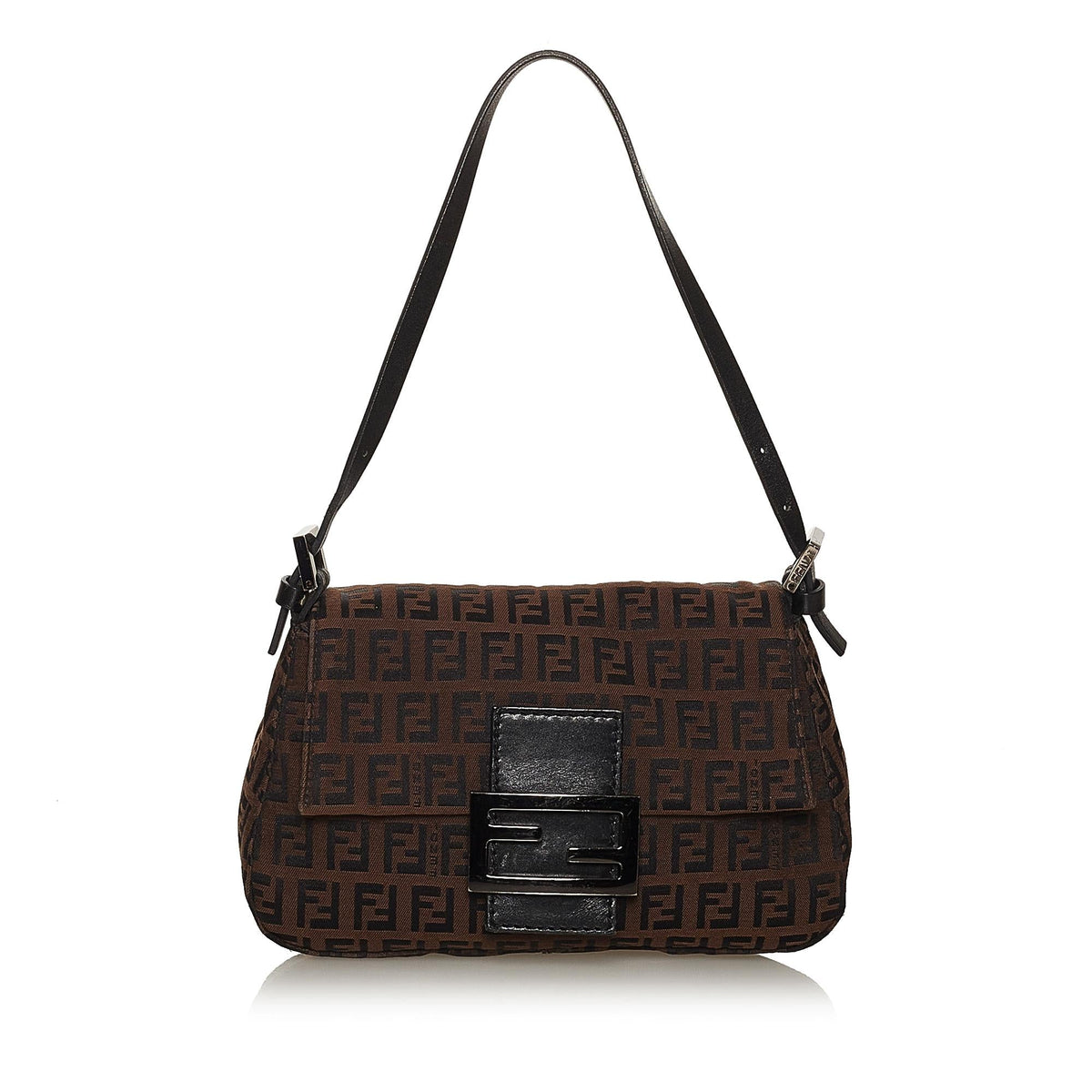 Fendi Mini Zucchino Canvas Mamma Baguette (SHG-28605) Rovelle Bags