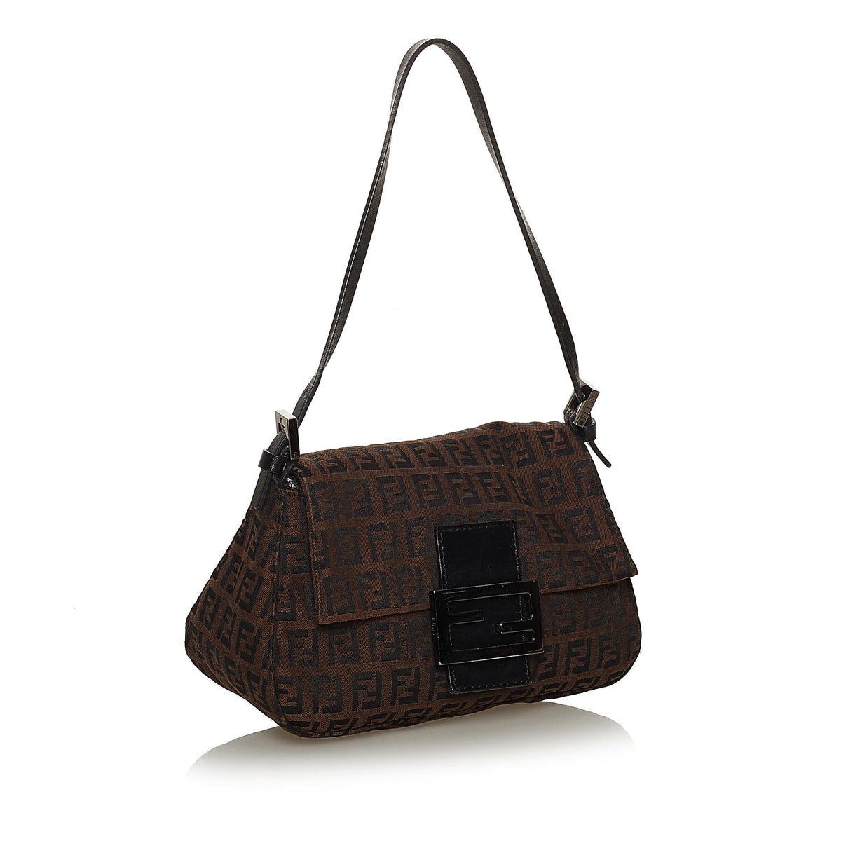 Fendi Mini Zucchino Canvas Mamma Baguette (SHG-28605) Rovelle Bags
