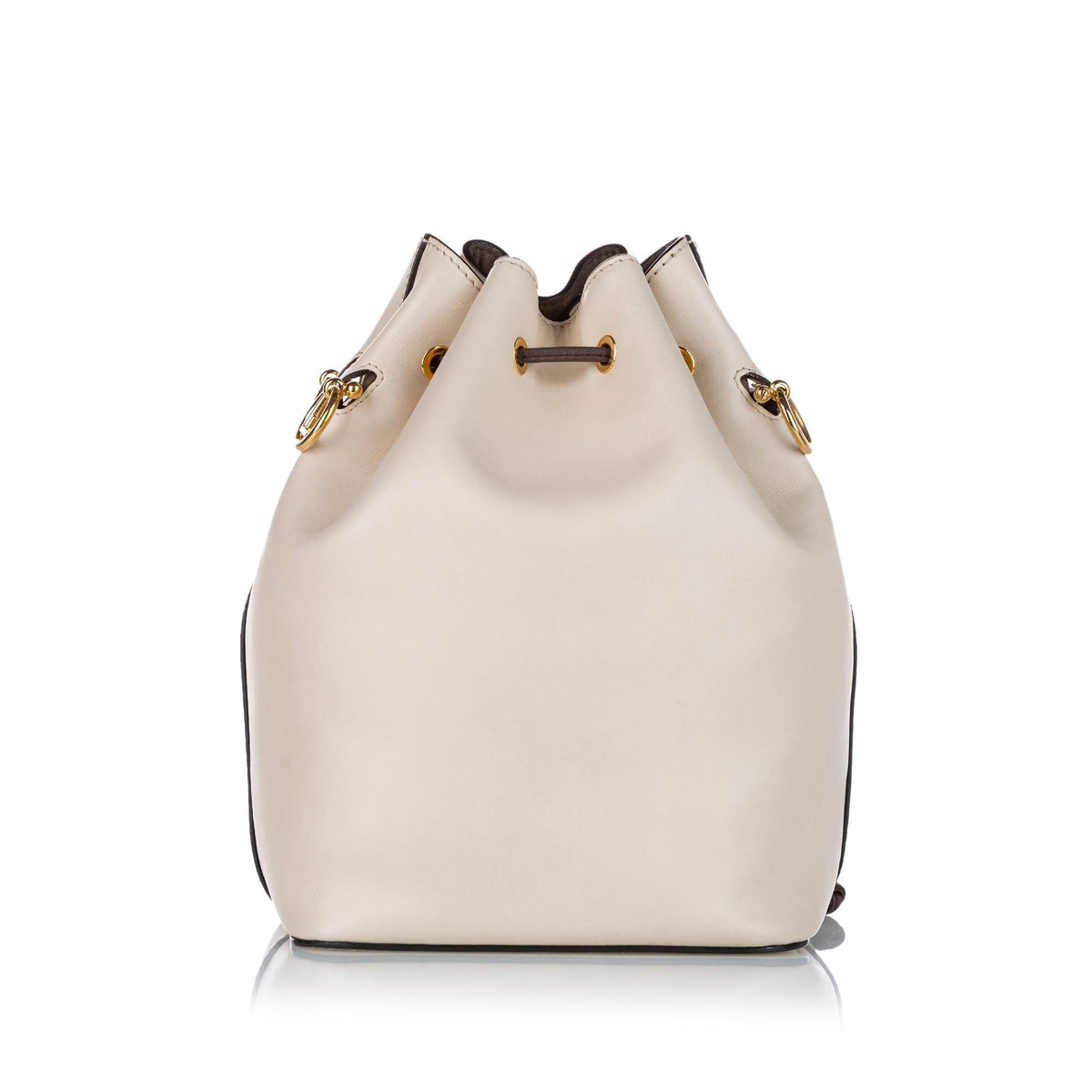 Fendi Mon Tresor Leather Bucket Bag (SHG-24035) Rovelle Bags