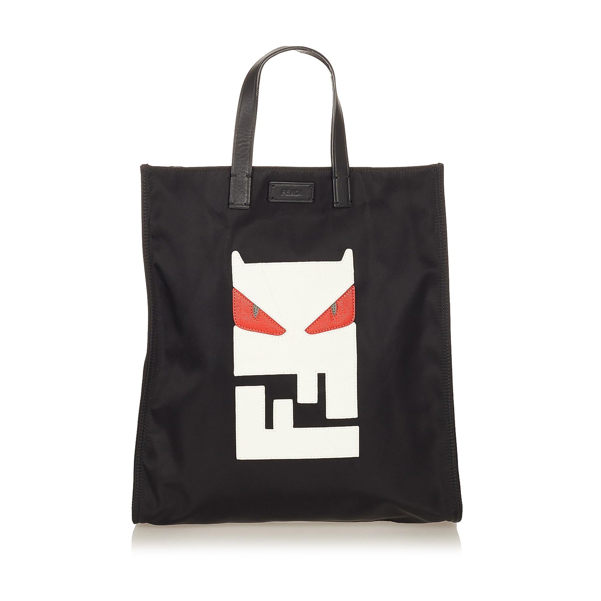 Fendi Monster Nylon Tote Bag (SHG-5WFZoY) Rovelle Bags
