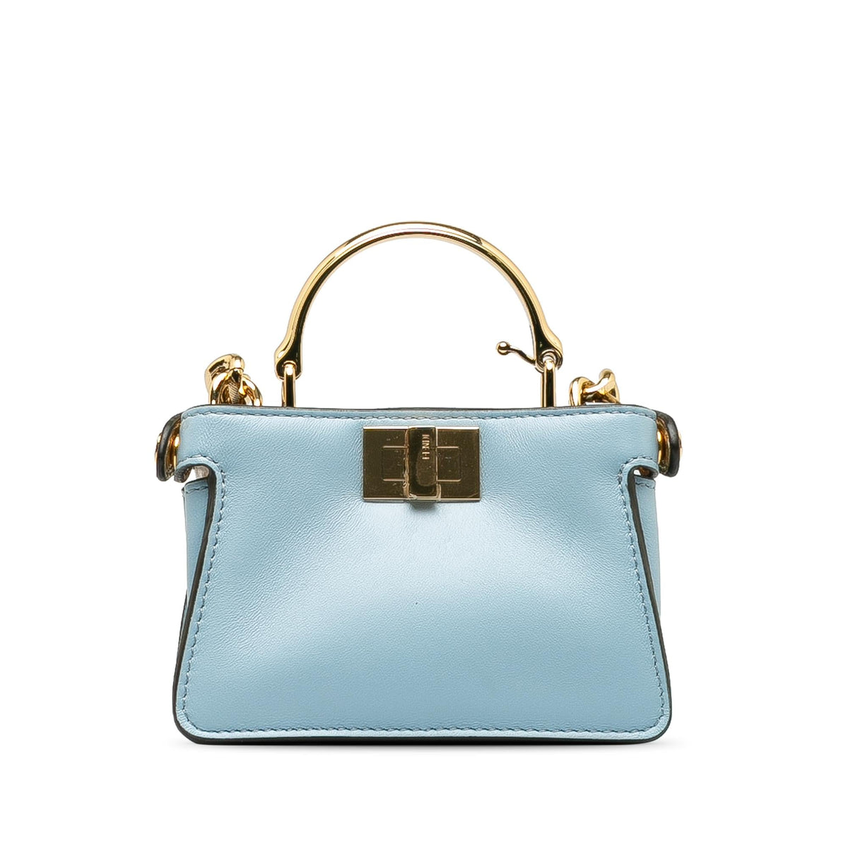 Fendi Nano Rainbow Inlay Peekaboo Satchel Rovelle Bags