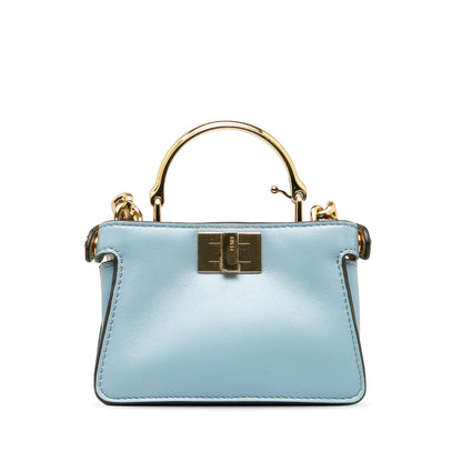 Fendi Nano Rainbow Inlay Peekaboo Satchel Rovelle Bags