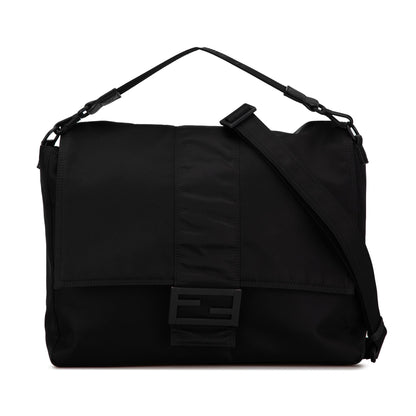 Fendi Nylon Baguette Messenger Bag Rovelle Bags