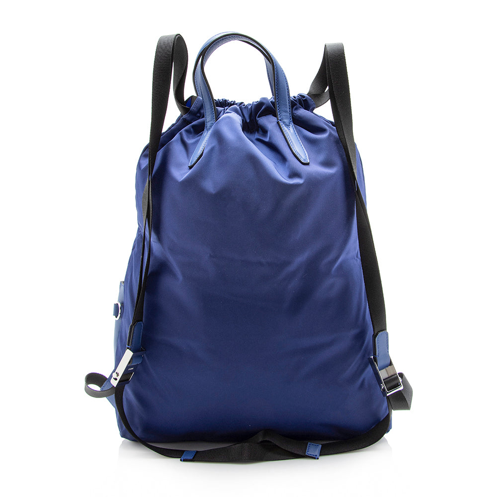 Fendi Nylon Logo Backpack (SHF-13539) Rovelle Bags