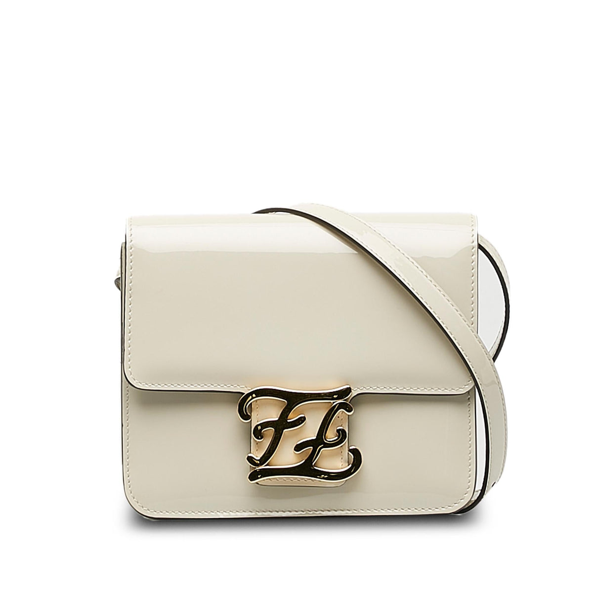 Fendi Patent Karligraphy Crossbody Bag (SHG-0iNckf) Rovelle Bags