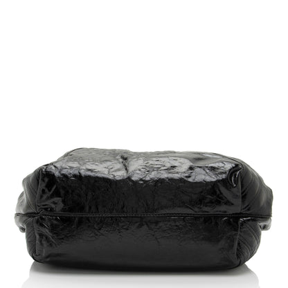 Fendi Patent Leather Spy Satchel (SHF-PigQG6) Rovelle Bags