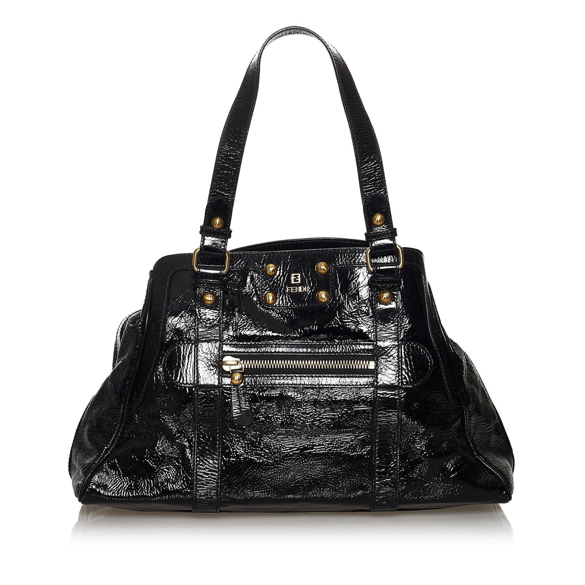 Fendi Patent Leather de Jour Tote Bag (SHG-30027) Rovelle Bags