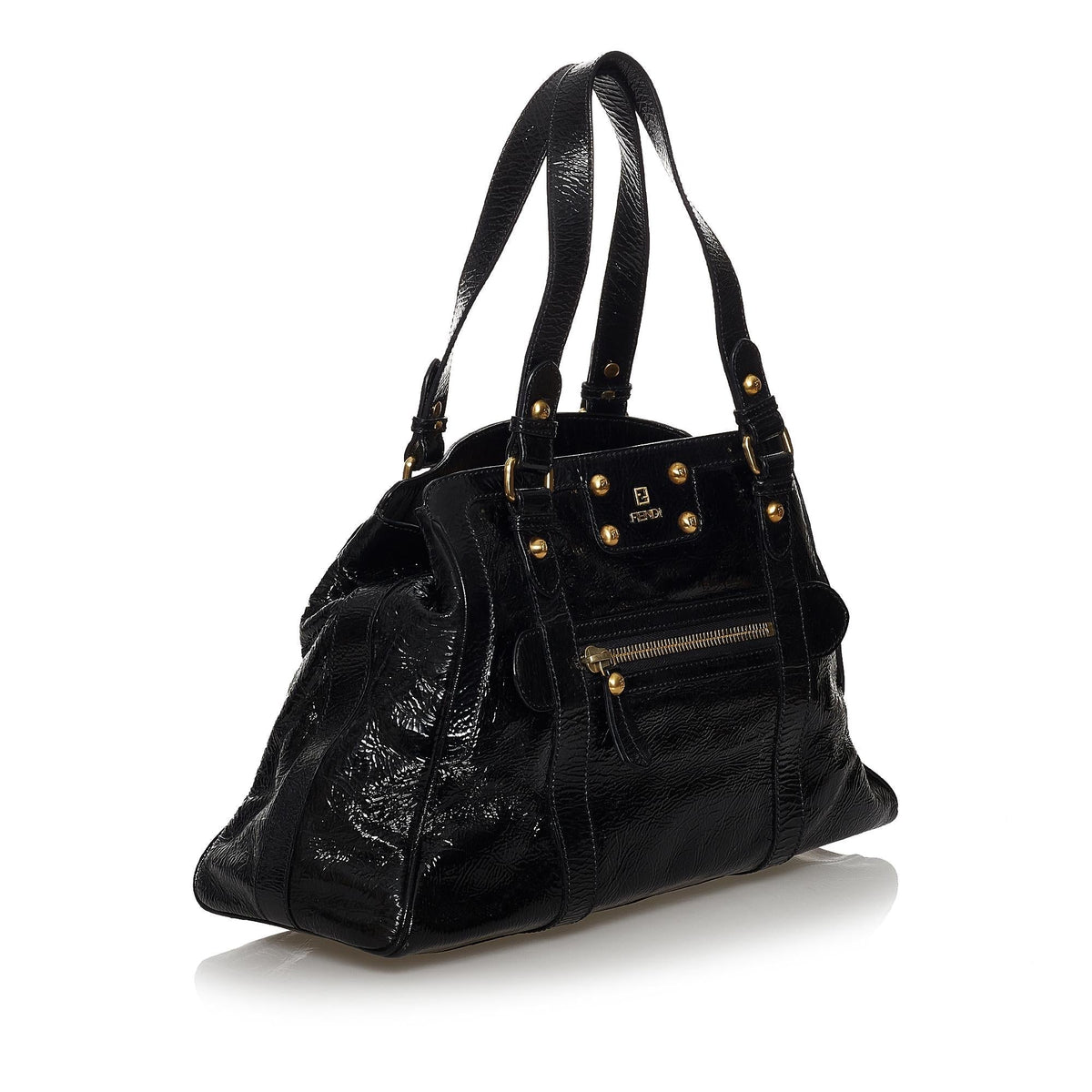 Fendi Patent Leather de Jour Tote Bag (SHG-30027) Rovelle Bags