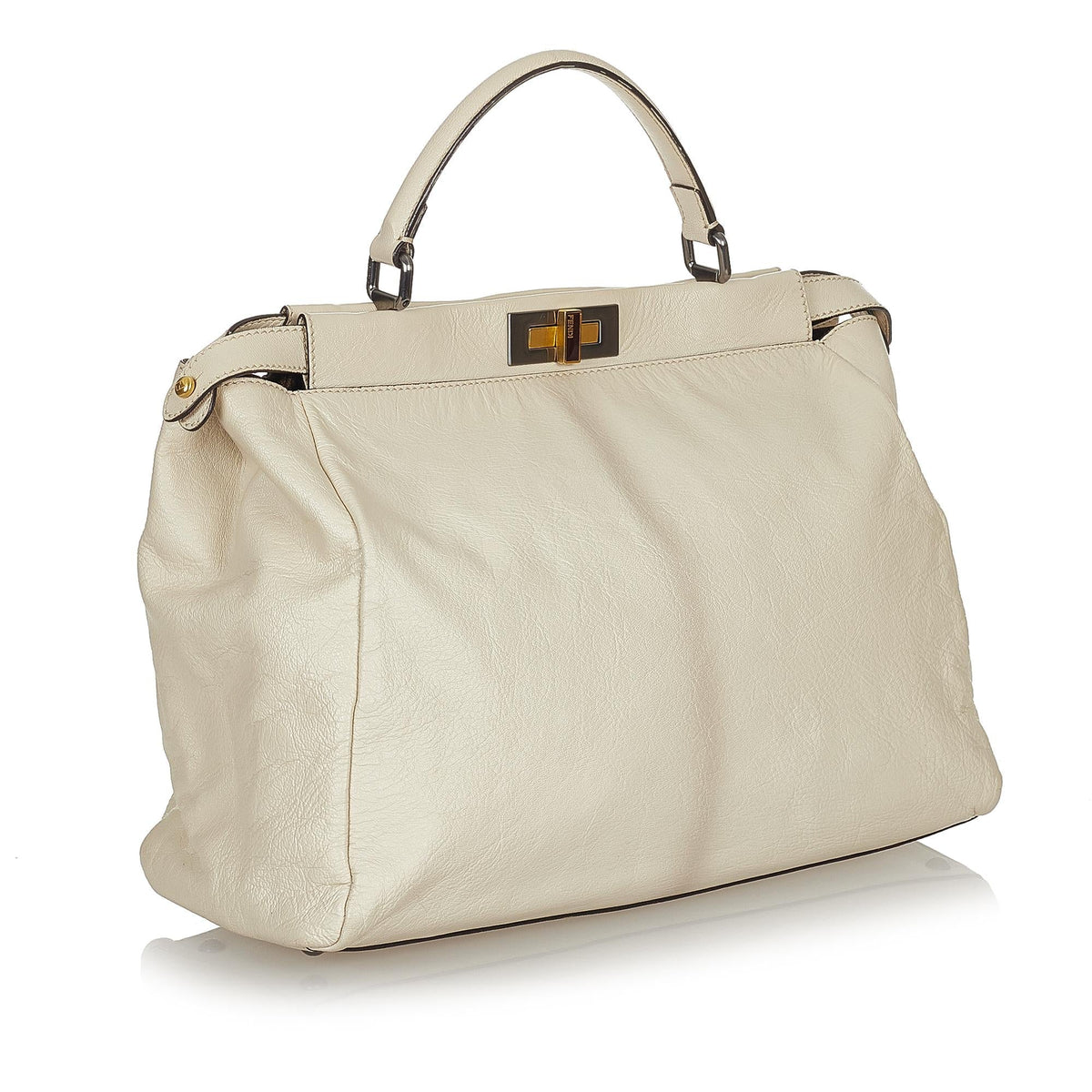 Fendi Peekaboo Leather Satchel (SHG-26729) Rovelle Bags