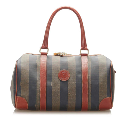 Fendi Pequin Boston Bag (SHG-22405) Rovelle Bags