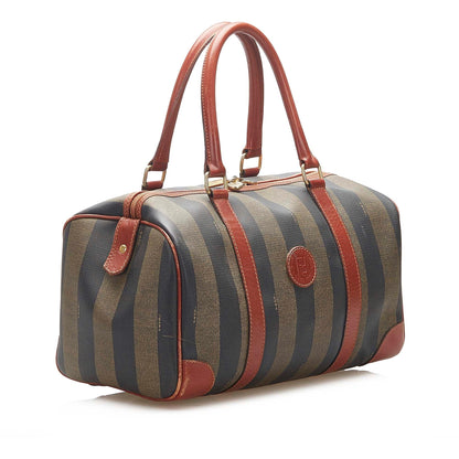 Fendi Pequin Boston Bag (SHG-22405) Rovelle Bags