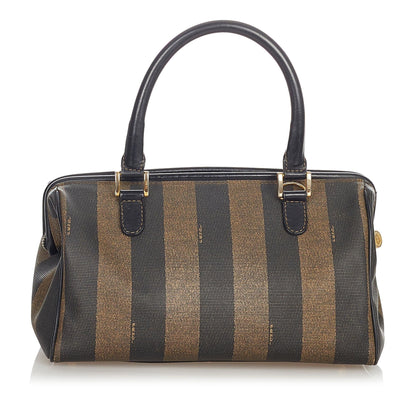 Fendi Pequin Boston Bag (SHG-23973) Rovelle Bags