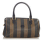 Fendi Pequin Boston Bag (SHG-23973) Rovelle Bags