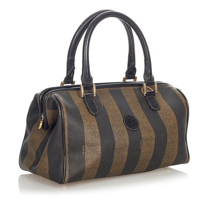 Fendi Pequin Boston Bag (SHG-23973) Rovelle Bags