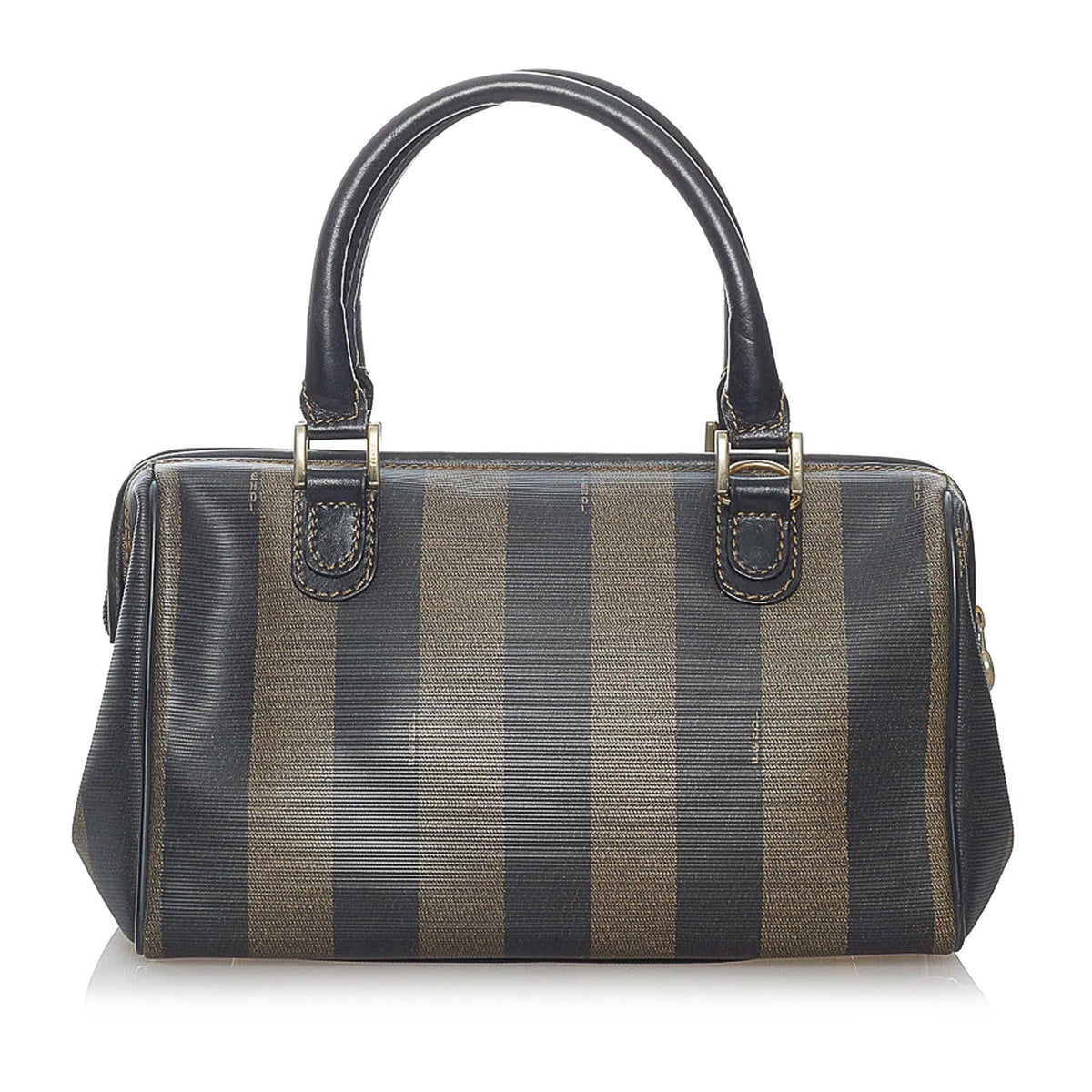 Fendi Pequin Boston Bag (SHG-30791) Rovelle Bags