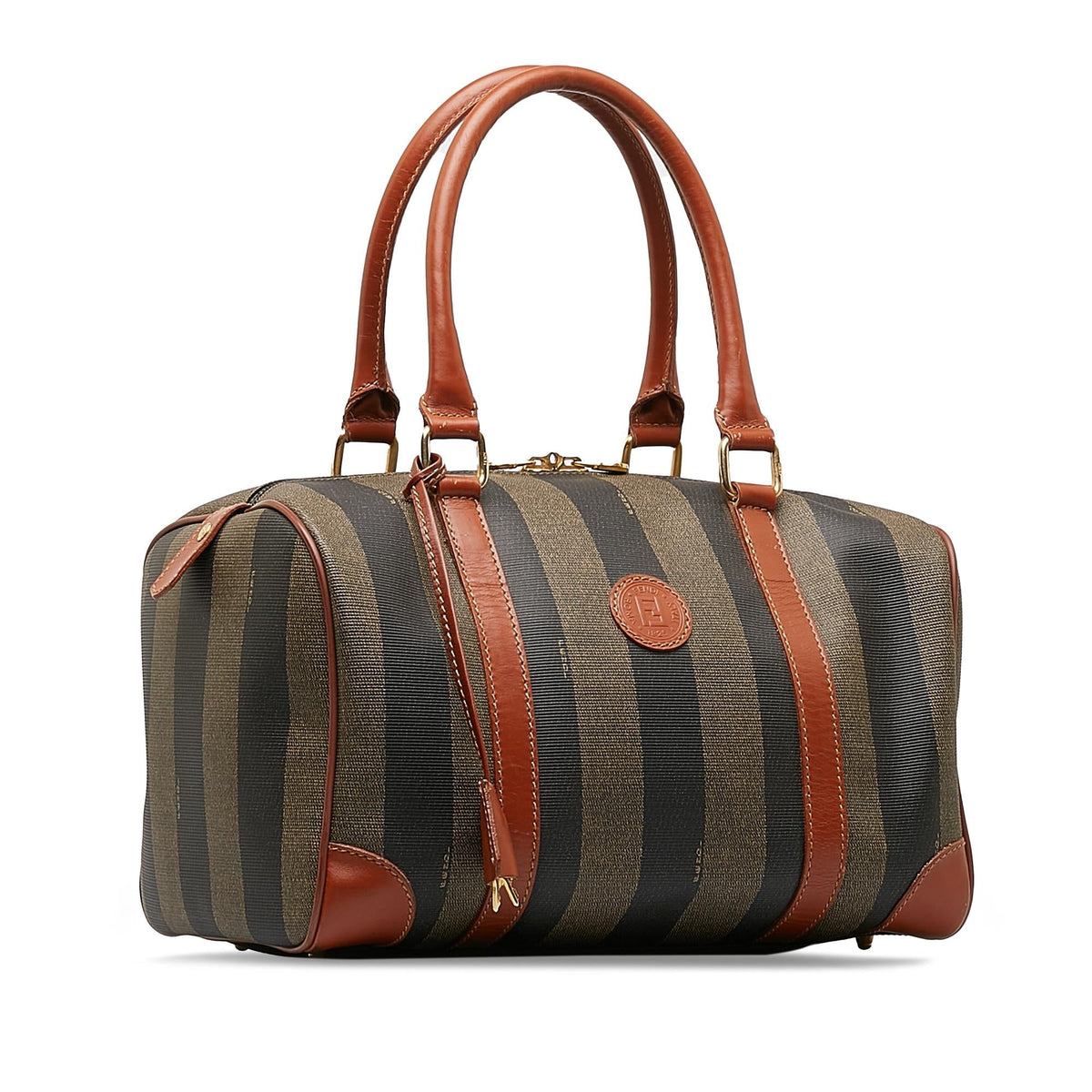 Fendi Pequin Boston (SHG-pOD5GY) Rovelle Bags