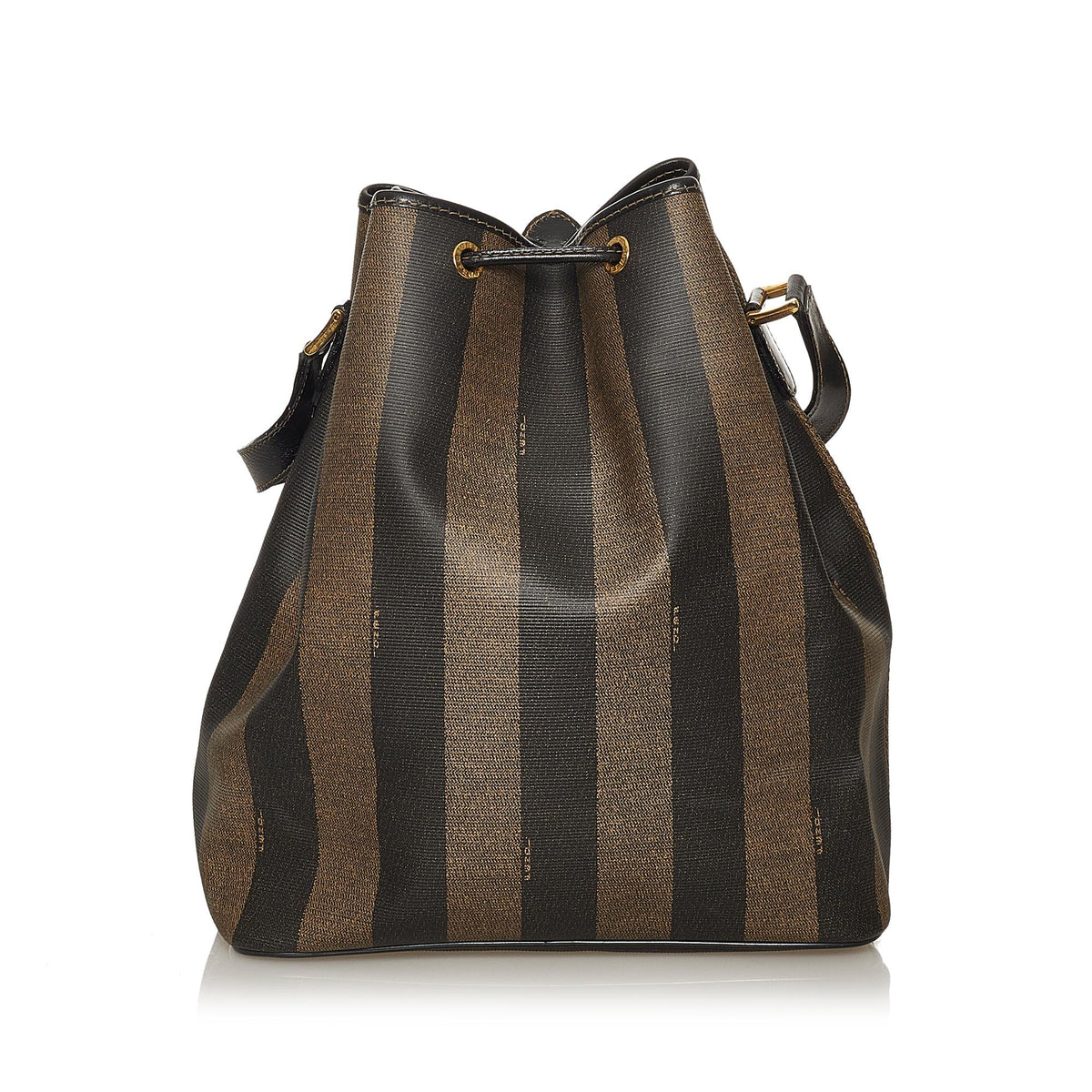 Fendi Pequin Bucket Bag (SHG-28387) Rovelle Bags