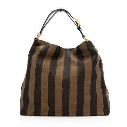Fendi Pequin Canvas Hobo (SHF-19787) Rovelle Bags