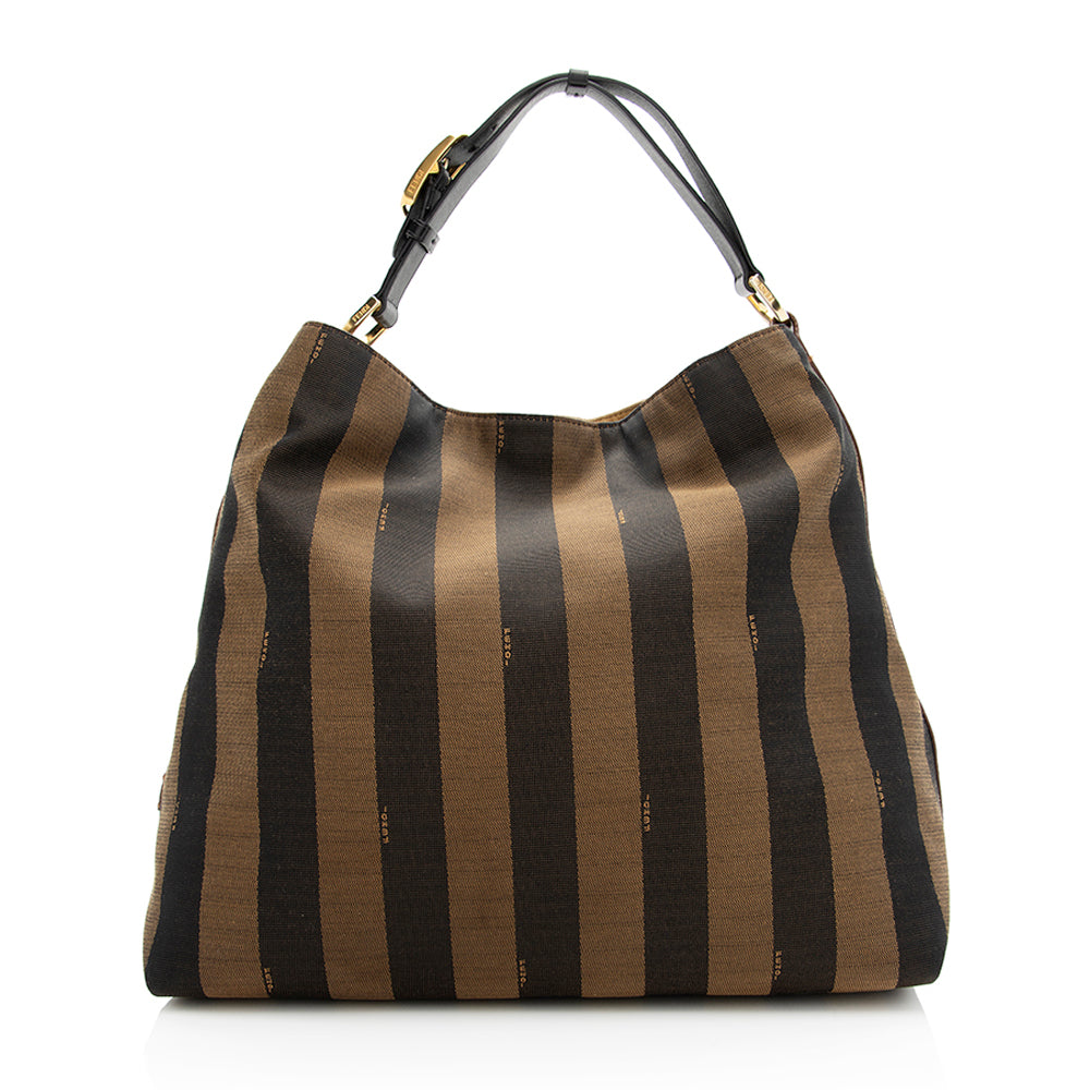 Fendi Pequin Canvas Hobo (SHF-19787) Rovelle Bags