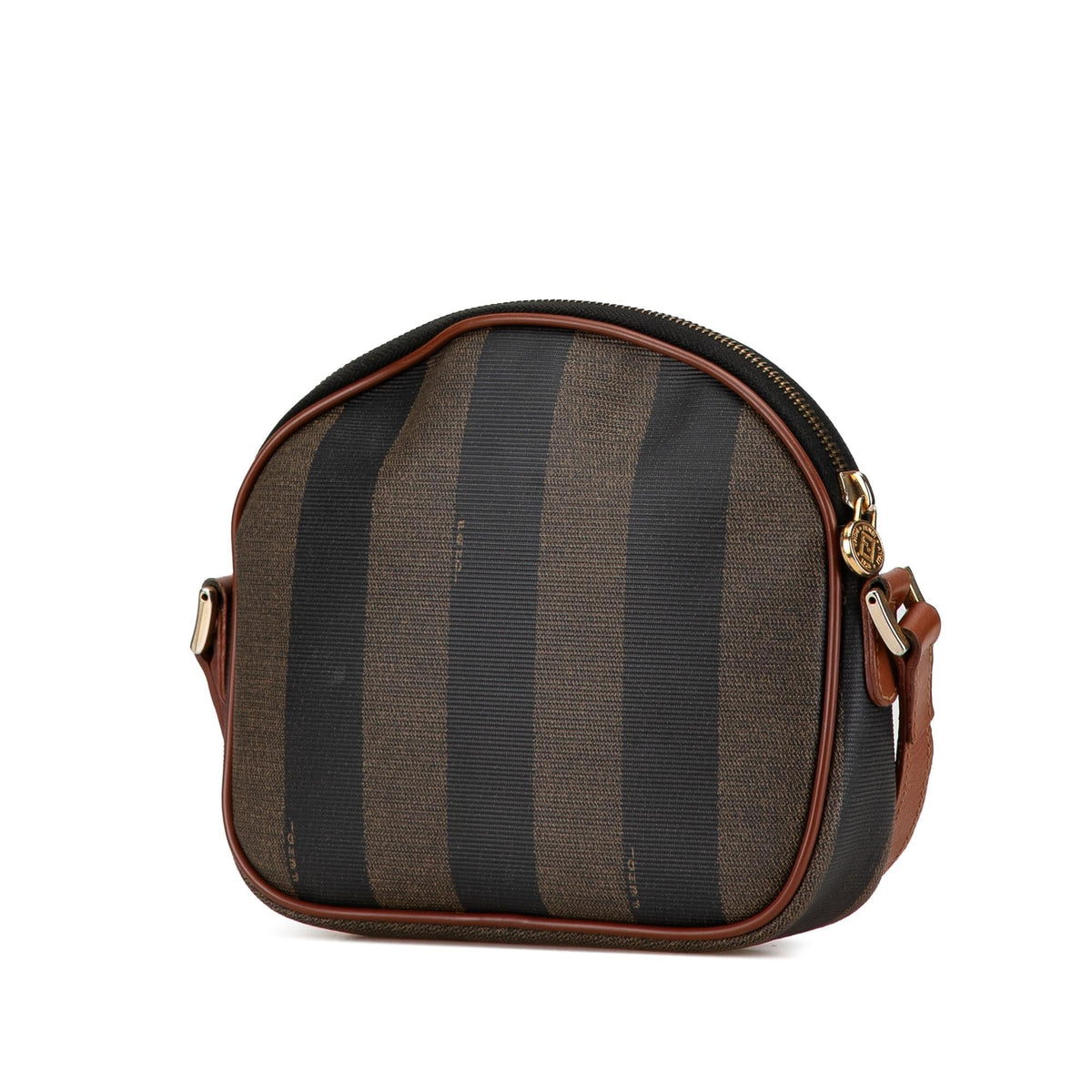 Fendi Pequin Coated Canvas Crossbody (SHG-UZy5af) Rovelle Bags
