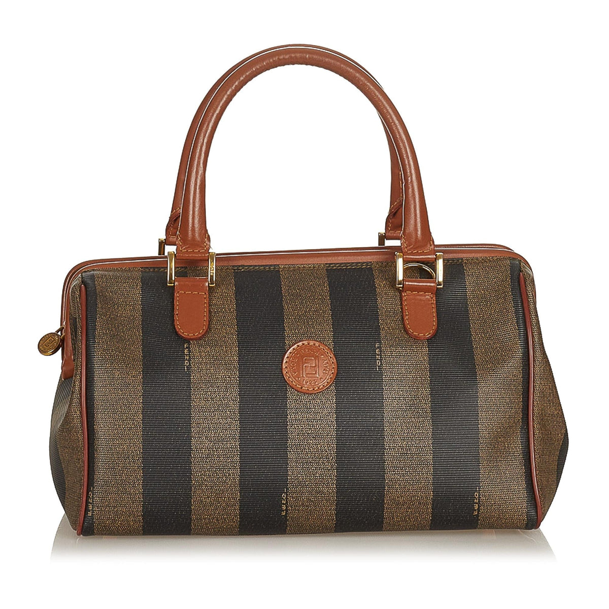 Fendi Pequin Handbag (SHG-27134) Rovelle Bags