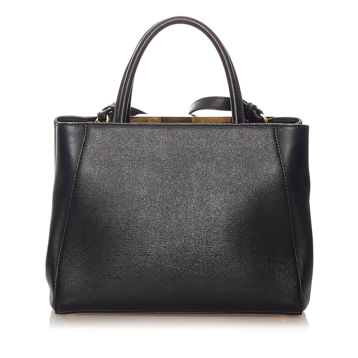 Fendi Petit 2Jours Leather Satchel (SHG-27993) Rovelle Bags