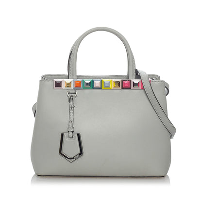 Fendi Petit 2Jours Leather Satchel (SHG-29381) Rovelle Bags