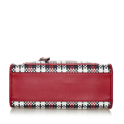 Fendi Runaway Tartan Plaid Satchel (SHG-37576) Rovelle Bags