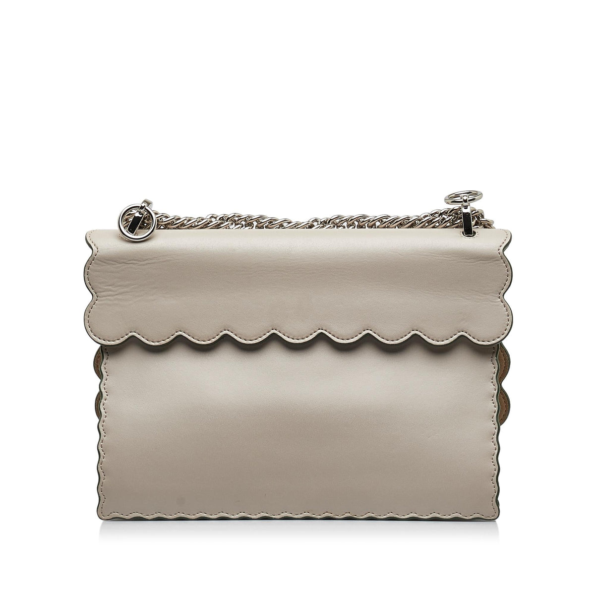 Fendi Scalloped Kan I Satchel (SHG-0g81DK) Rovelle Bags