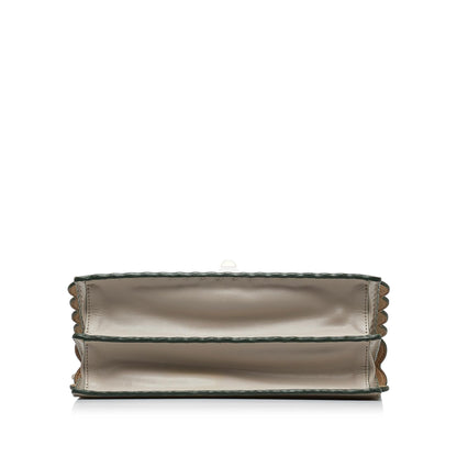 Fendi Scalloped Kan I Satchel (SHG-0g81DK) Rovelle Bags