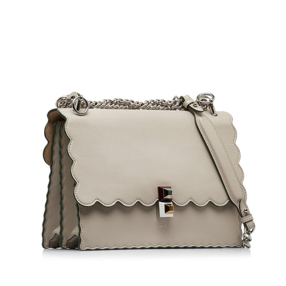 Fendi Scalloped Kan I Satchel (SHG-0g81DK) Rovelle Bags
