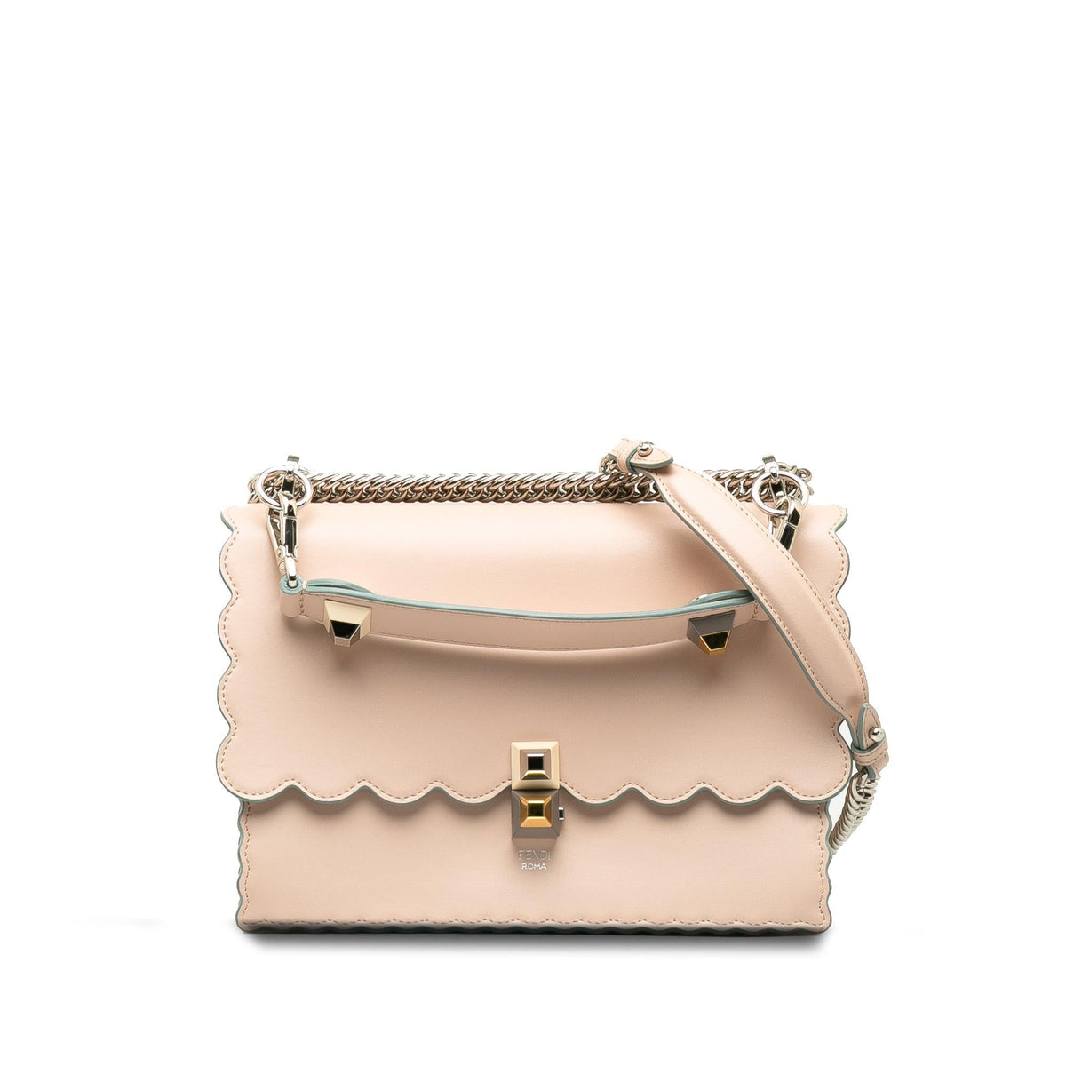 Fendi Scalloped Studded Kan I (SHG-ihHz6S) Rovelle Bags