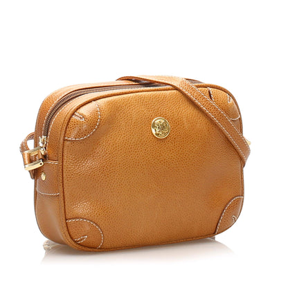 Fendi Selleria Leather Crossbody Bag (SHG-11835) Rovelle Bags
