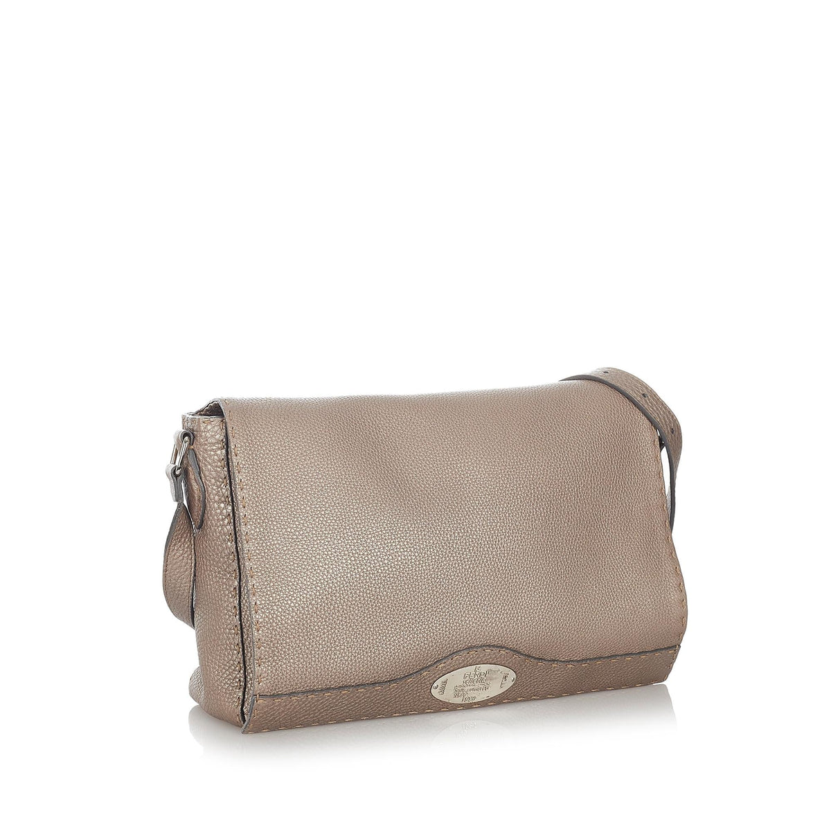 Fendi Selleria Leather Crossbody Bag (SHG-26891) Rovelle Bags