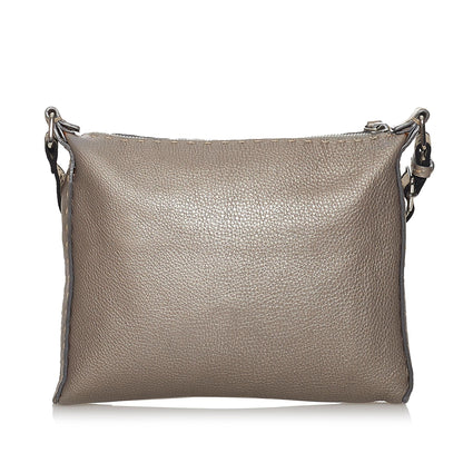Fendi Selleria Leather Crossbody Bag (SHG-31249) Rovelle Bags